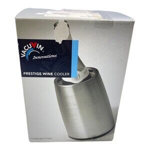 Vacu Vin Prestige Wine Cooler Stainless Steel Rapid Ice Innovations